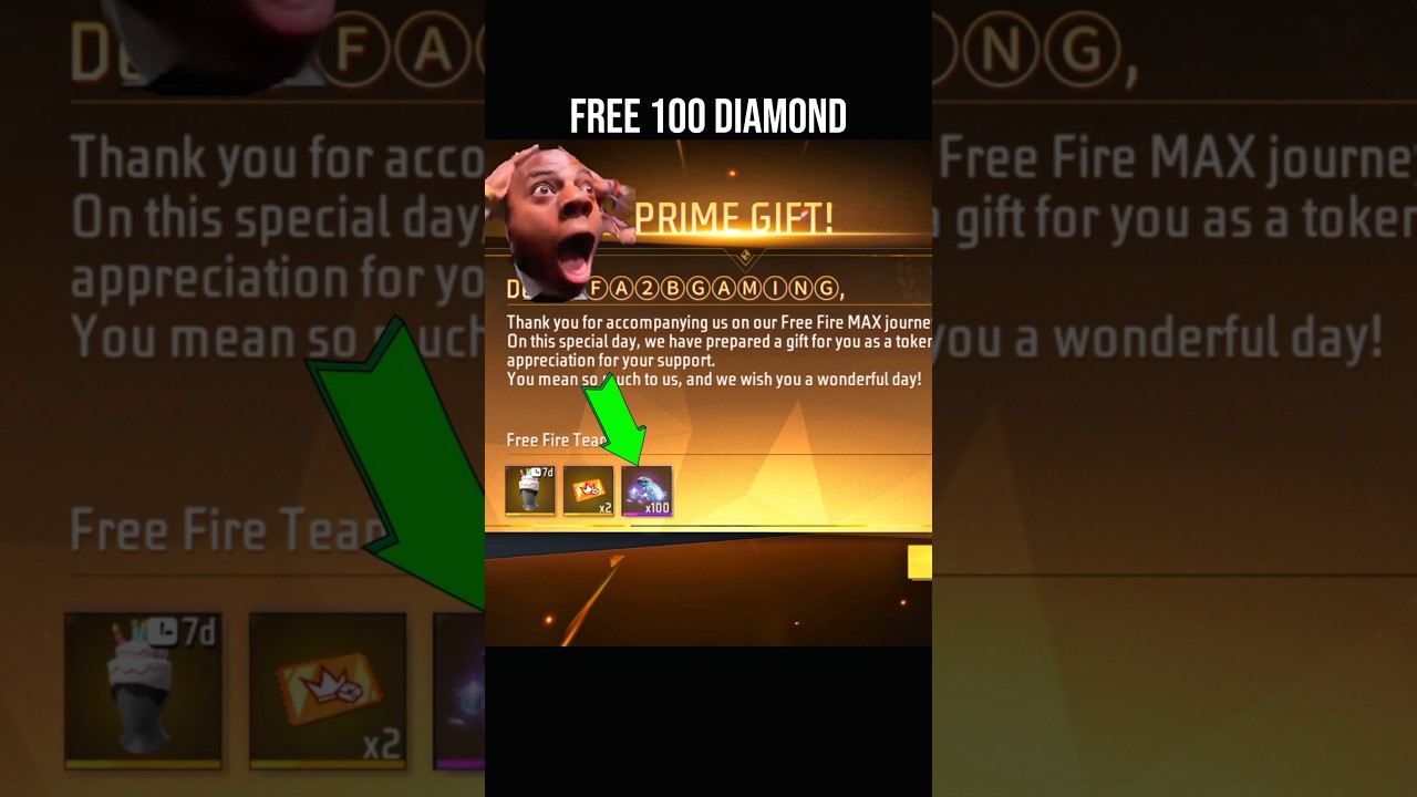 FREE FIRE 100 DAIMOND TRICKš„¶ FREE FIRE NEW PRIME SYSTEM | FREE FIRE PRIME SYSTEM EVENT #ffa2bgaming