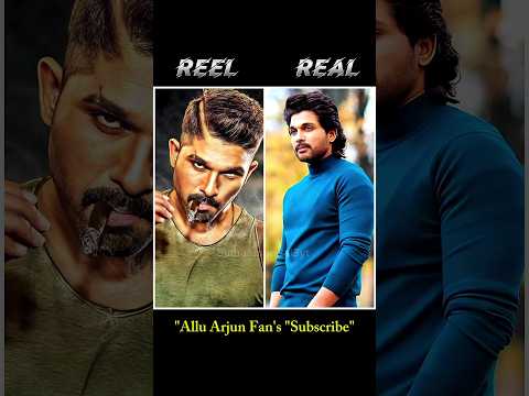 Naa Peru Surya | Movie Reel or Real Actor's Look 🖤 | #Alluarjun #naaperusurya #Look #Sumanmandal3yt