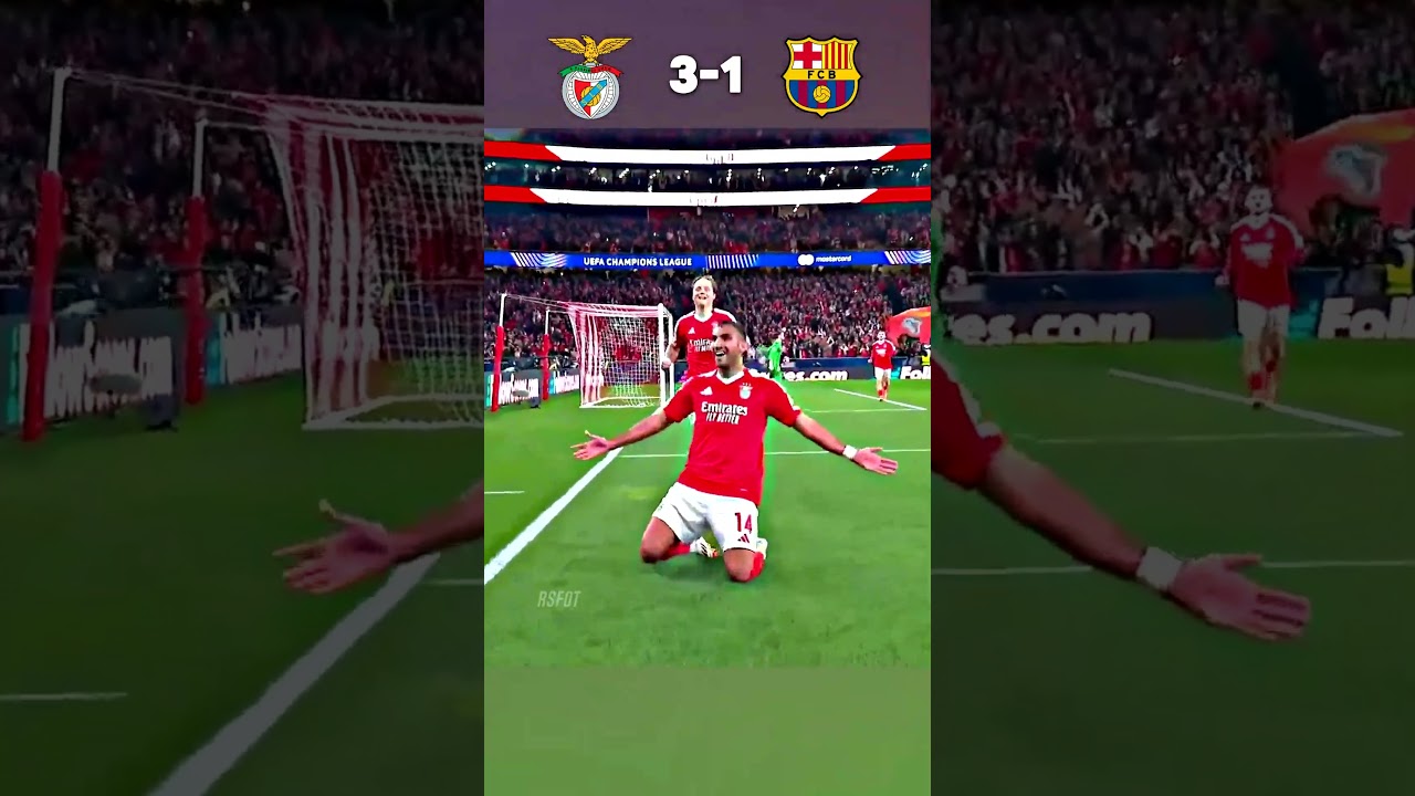 Эпический матч: «Бенфика» против «Барселоны» — Историческая битва ⚽