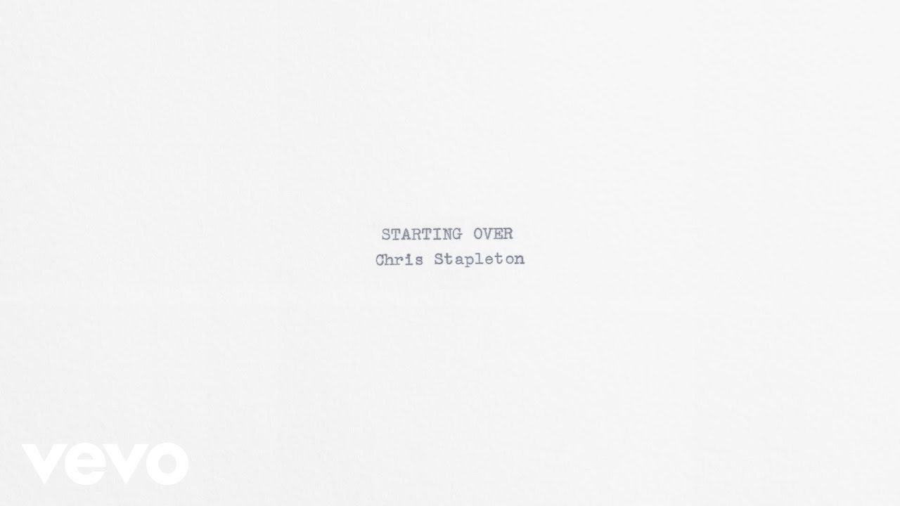 Chris Stapleton's 'Starting Over' Official Audio 🎶 | New Album Out Now