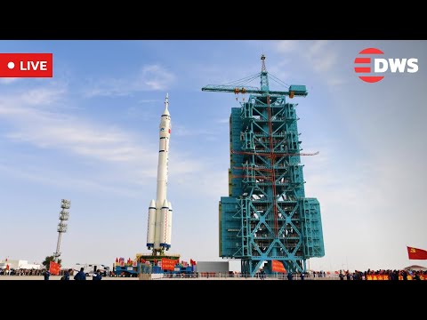 LIVE: China Launches Shenzhou-21 Crewed Mission to Space Station | Full Launch Coverage | AI15