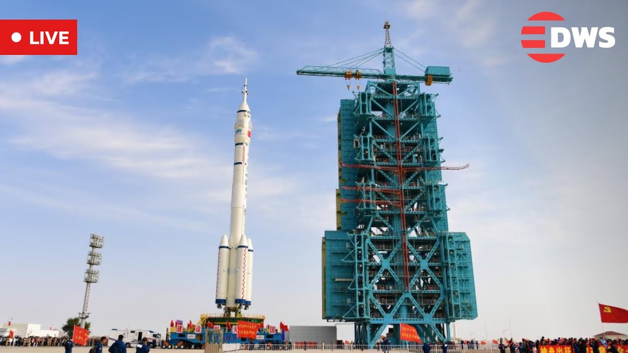 Live: China Launches Shenzhou-21 Crew to Space Station π