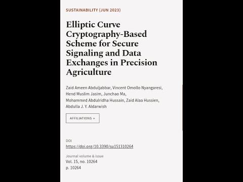 Elliptic Curve Cryptography-Based Scheme for Secure Signaling and Data Exchanges in P... | RTCL.TV
