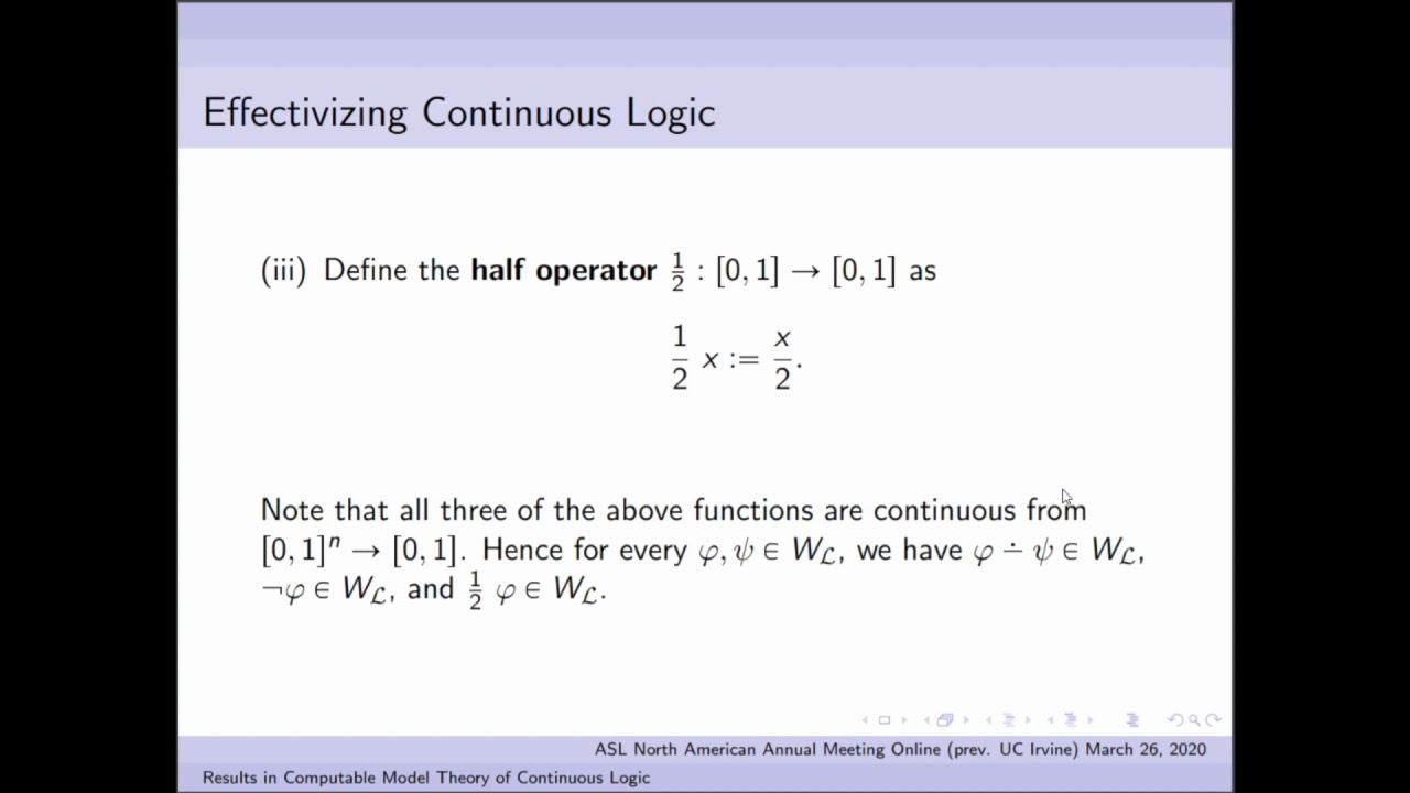 Exploring Computable Models in Continuous Logic by Caleb Camrud 🔍