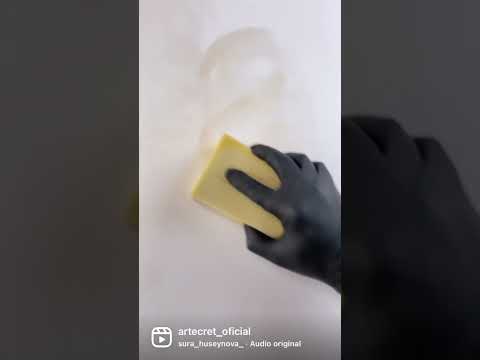 Pintura Patina en gel para crear un efecto antiguo en paredes de interior!