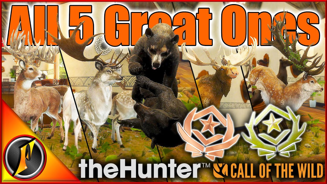 Great One Compilation: All 5 Species in theHunter 🦌
