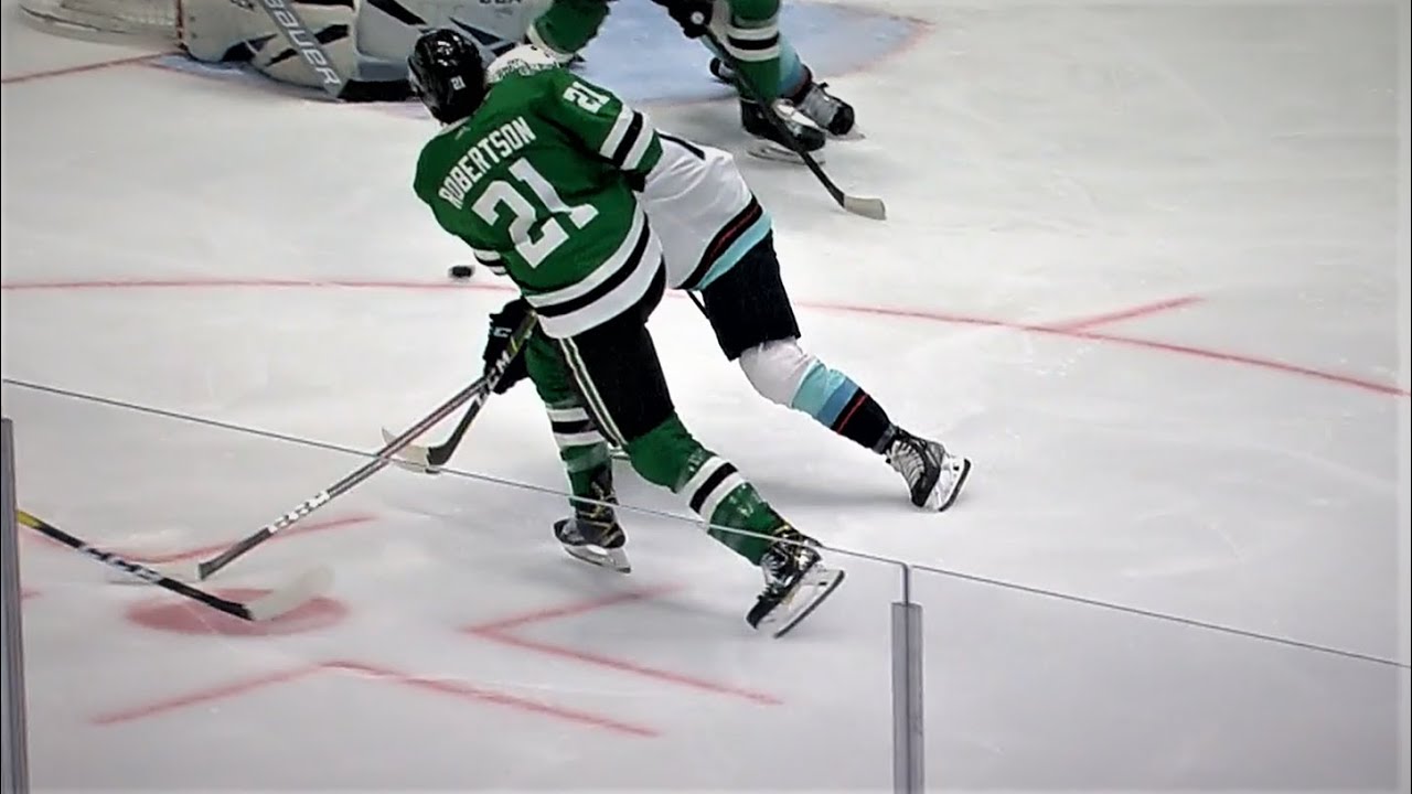 The Dallas Stars Open The Scoring At Home Against The Seattle Kraken