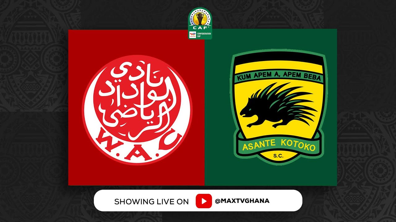 Watch Live: Wydad Athletic Club vs. Asante Kotoko | CAF Confederation Cup ⚽