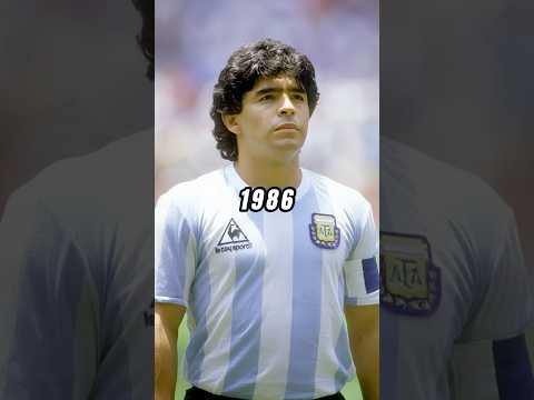 The Evolution of Maradona 🔟🇦🇷