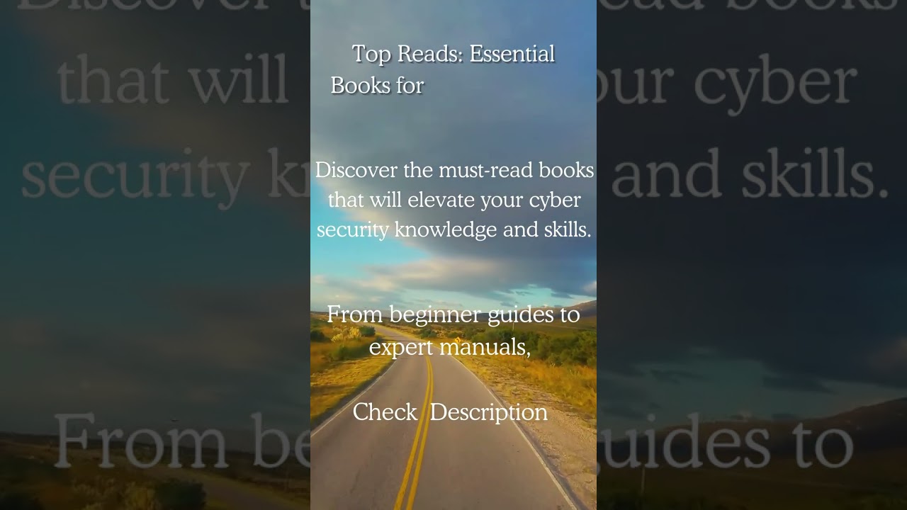 Must-Read Cyber Security Books for All Levels 📚