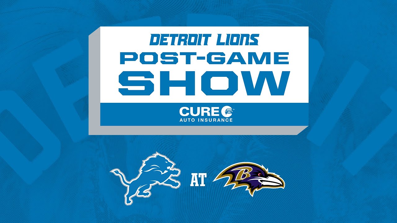 Lions vs. Ravens Week 3 Postgame Show ๐ฆ๐ | Highlights & Coach Interviews