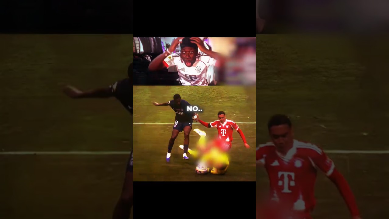 Musiala Injured vs PSG 😢