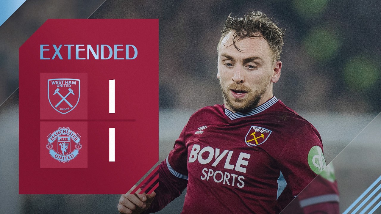 West Ham 1-1 Man United | Premier League Highlights ⚽