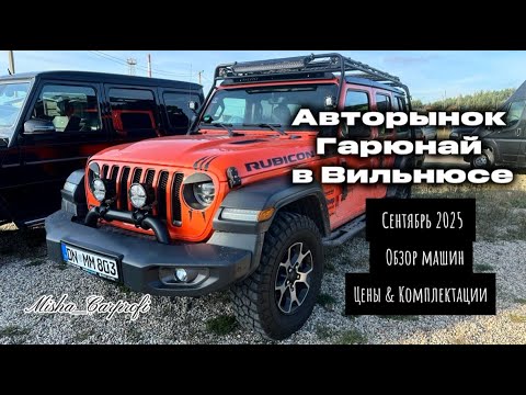 Авторынок Гарюнай в Вильнюсе: Осенний обзор 2025 🚗
