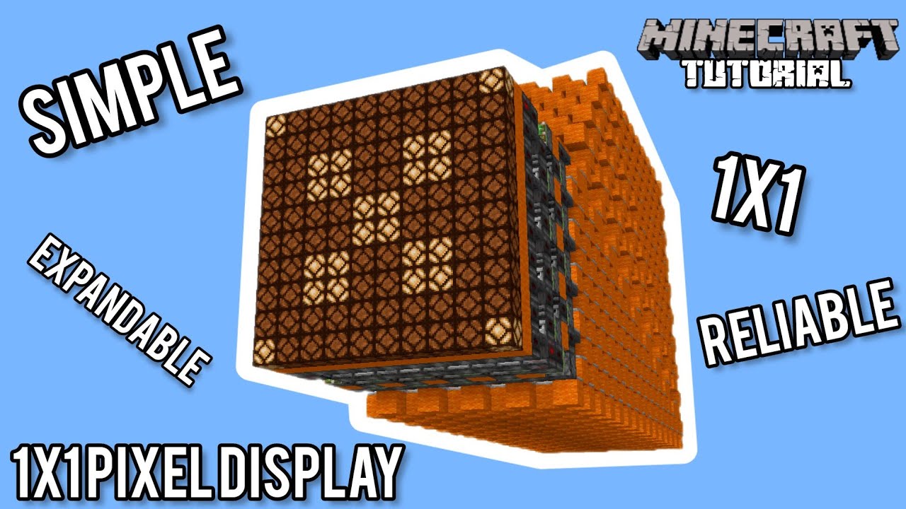 1x1 Pixel Display | Minecraft 1.21 Redstone Tutorial