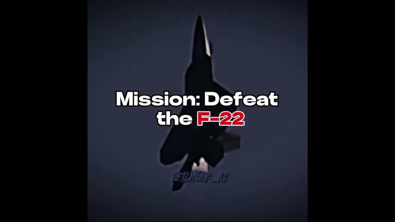 F-22 Jet Aircraft Edit - 2 Hours of Work