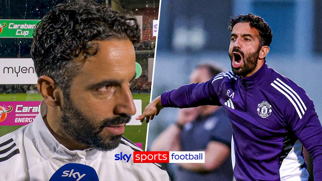 Ruben Amorim Reacts to Sporting's Loud Support After Carabao Cup Exit 🔥