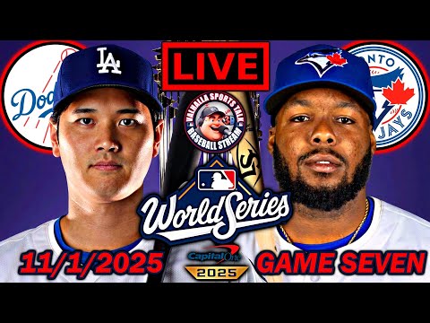 Los Angeles Dodgers vs Toronto Blue Jays World Series Game 7 MLB Play By Play LIVE STREAM in 3D.