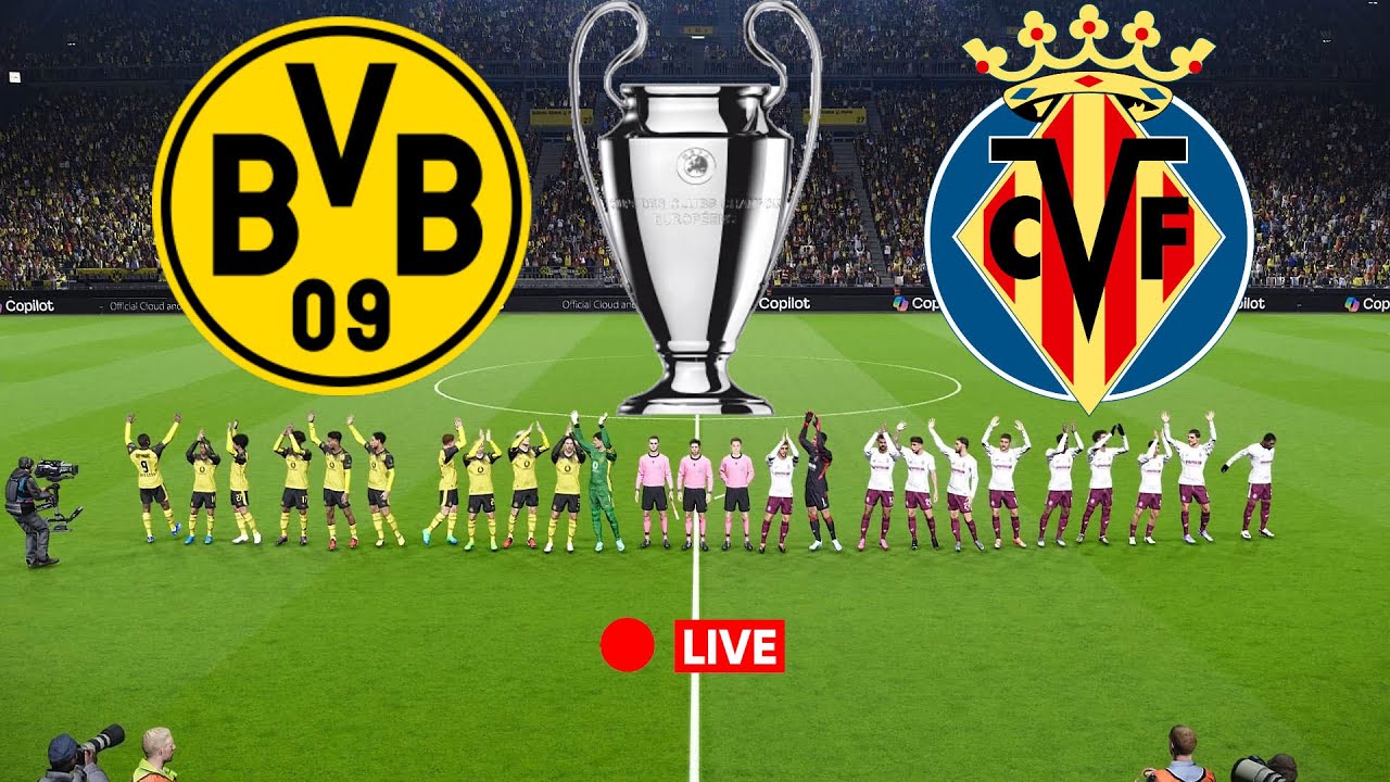 Dortmund vs Villarreal | UEFA Champions League Full Match ⚽
