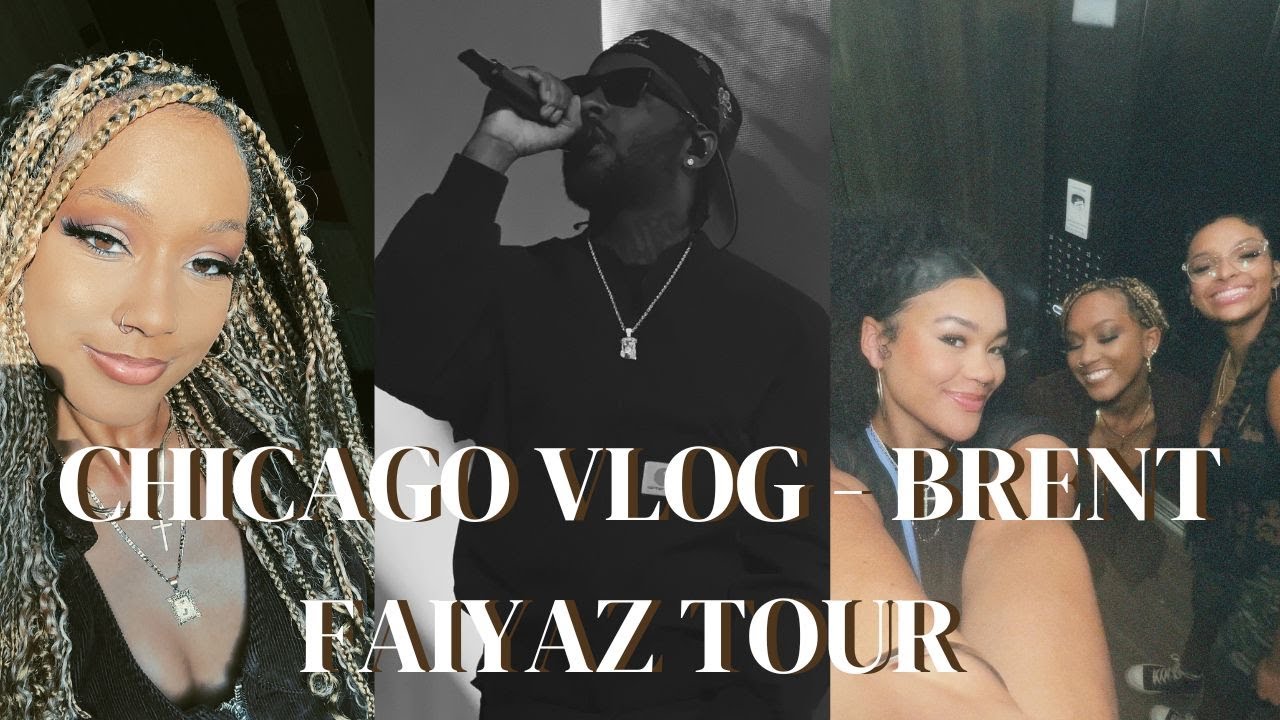 Brent Faiyaz Wasteland Tour 2023 Chicago Vlog 🎶