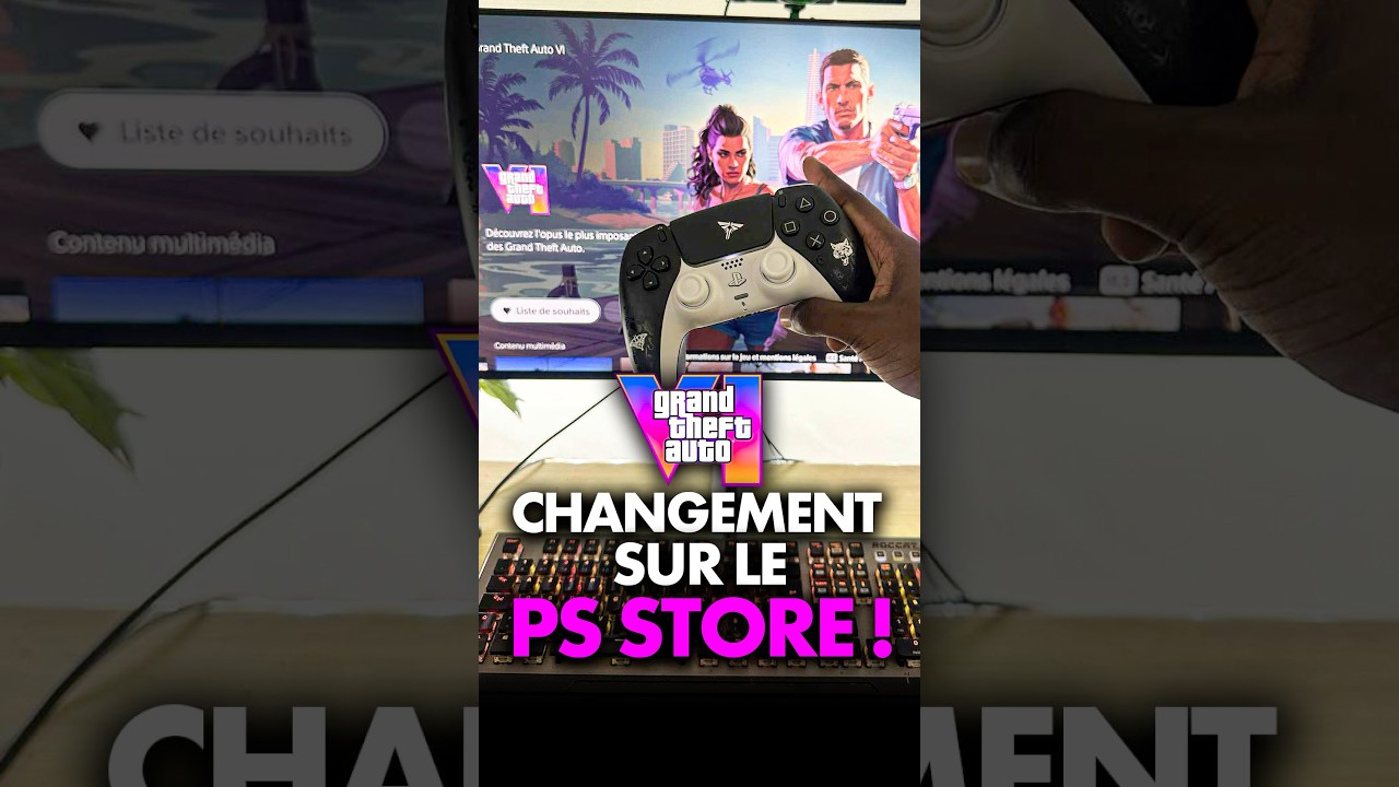GTA 6 en Approche ? Rockstar Met à Jour la Page sur le PlayStation Store 🔥