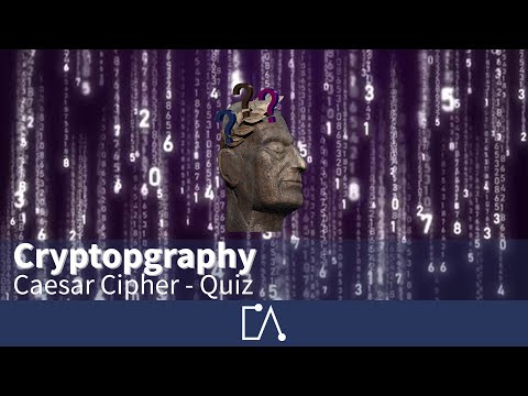🇬🇧 Classical Cryptography - Caesar Cipher - Quiz | Tutorial based on Embedded Academy E-Learning