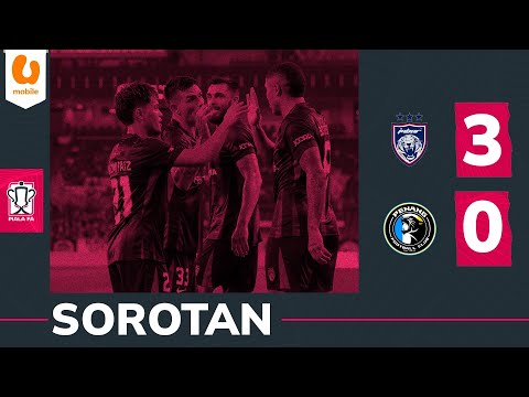 Sorotan: Johor Darul Ta'zim FC 3 - 0 Penang FC | Suku Akhir (2) | Piala FA 2025