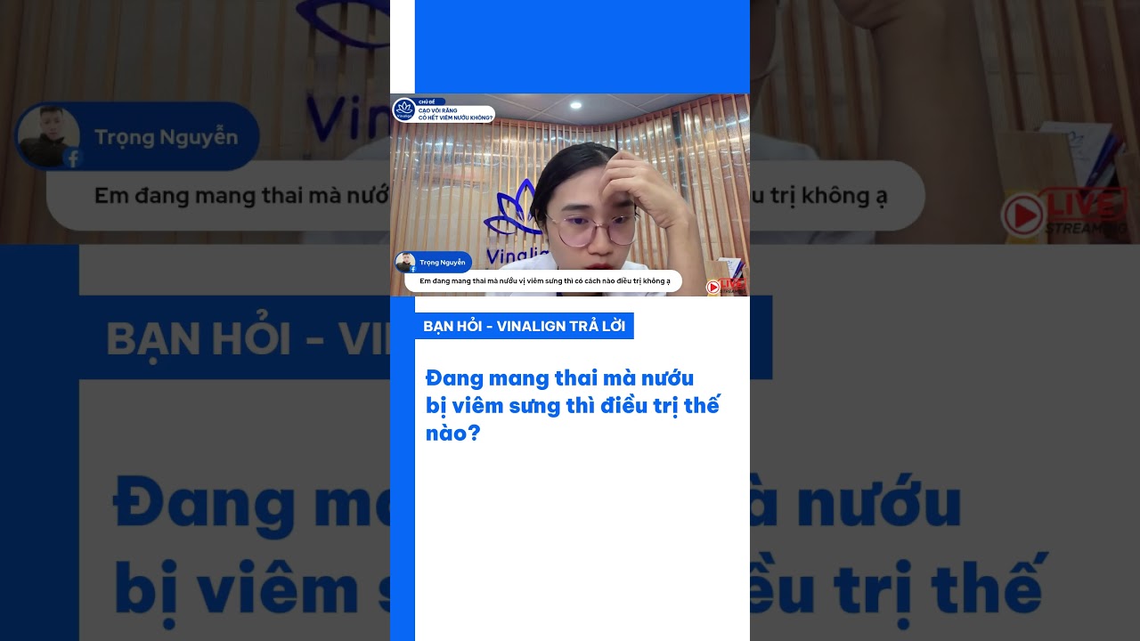 Chăm sóc viêm nướu khi mang thai 🤰