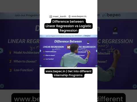Linear Regression vs Logistic Regression 🔥