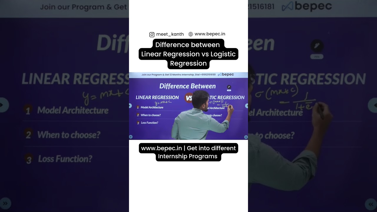 Linear vs Logistic Regression: Key Differences You Need to Know π
