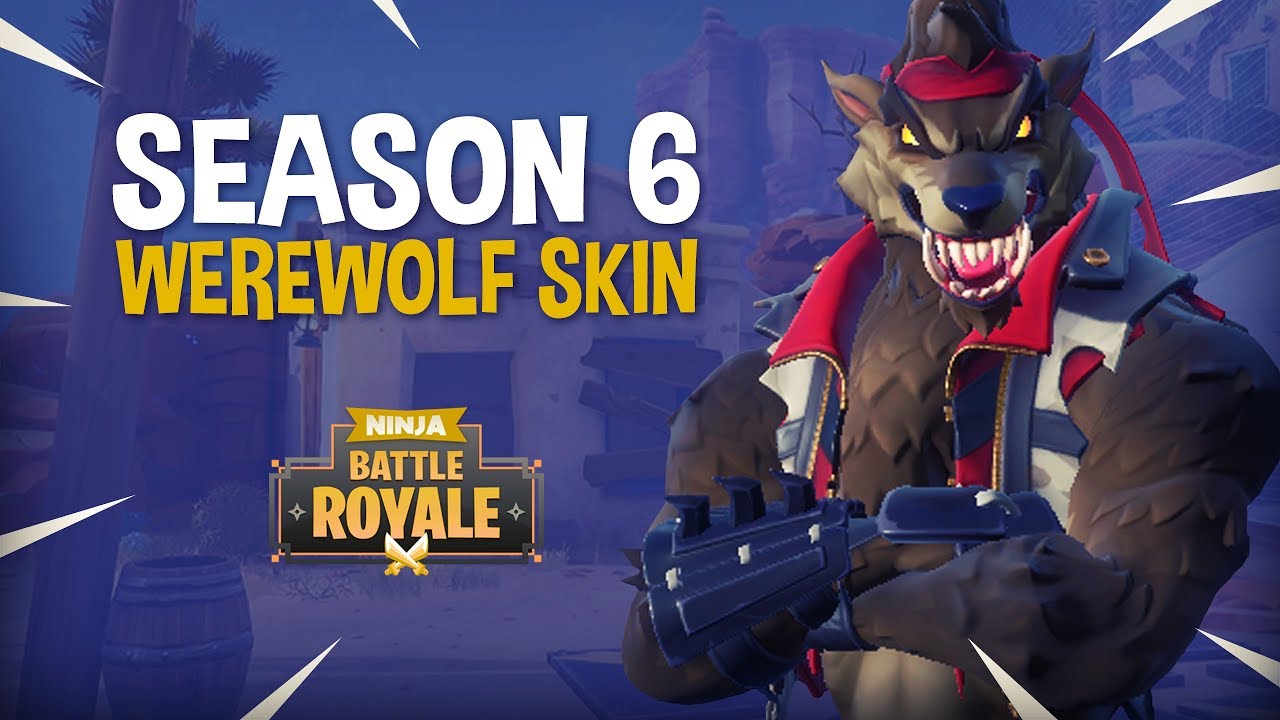 Fortnite Season 6 Werewolf Skin Gameplay 🐺