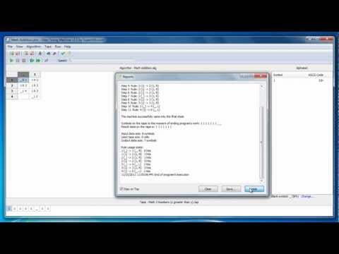 Visual Turing Machine Algorithm: Arithmetical Addition