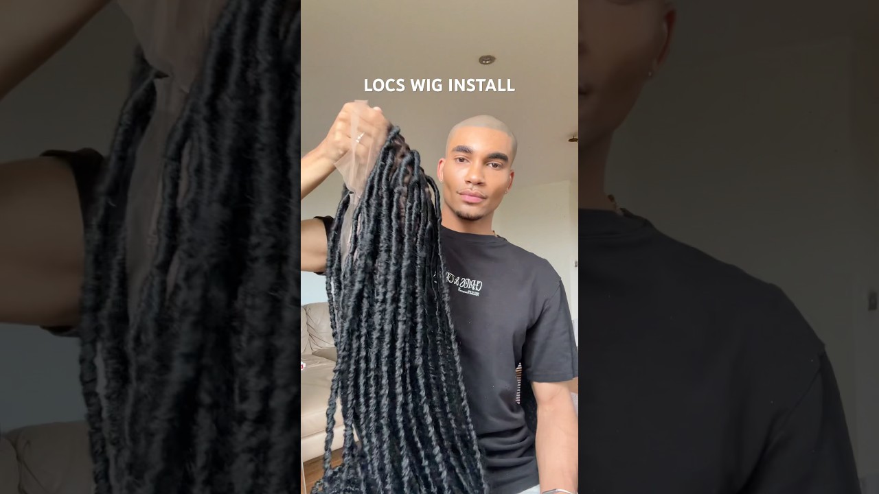 This 30” LOCS Wig Looks SO Real It’ll Blow Your Mind 😳🔥 | #LocsWig #fauxlocs  #HairTransformation