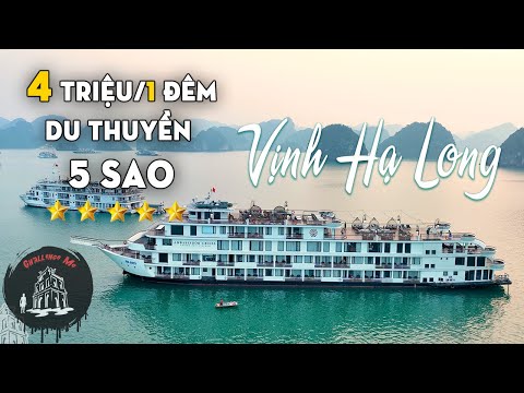 Bên trong du thuyền Sang Trọng & To nhất Vịnh Hạ Long - 4TRIỆU/1ĐÊM CÓ GÌ?