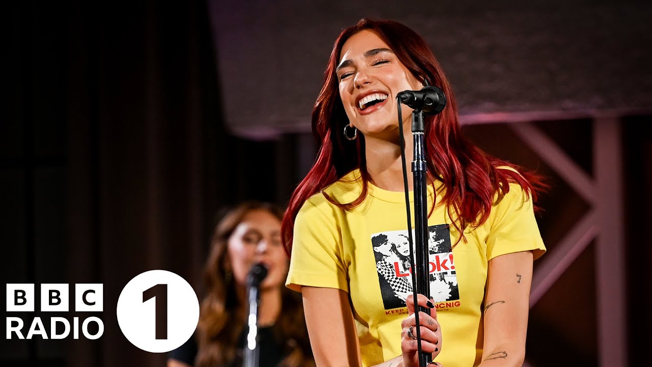 Dua Lipa Performs 'Illusion' at Radio 1 Live Lounge 🎶
