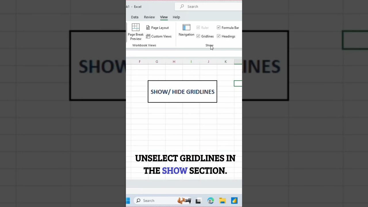 Quick Guide: How to Hide or Show Gridlines in Excel 📊