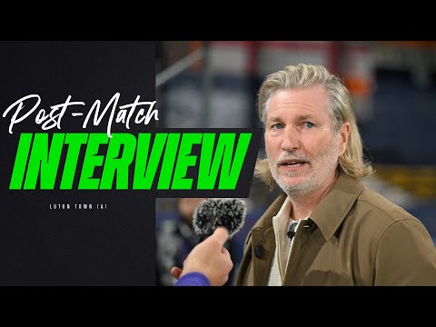 Robbie Savage post-match | Luton Town (A)