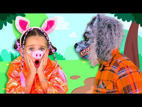 Los Tres Cochinitos y El Lobo Feroz (Los Tres Cerditos) Saritah Bebé, @LosMeniquesDeLaCasa