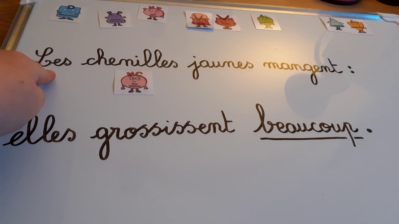 Rituel Grammaire : la nature des mots