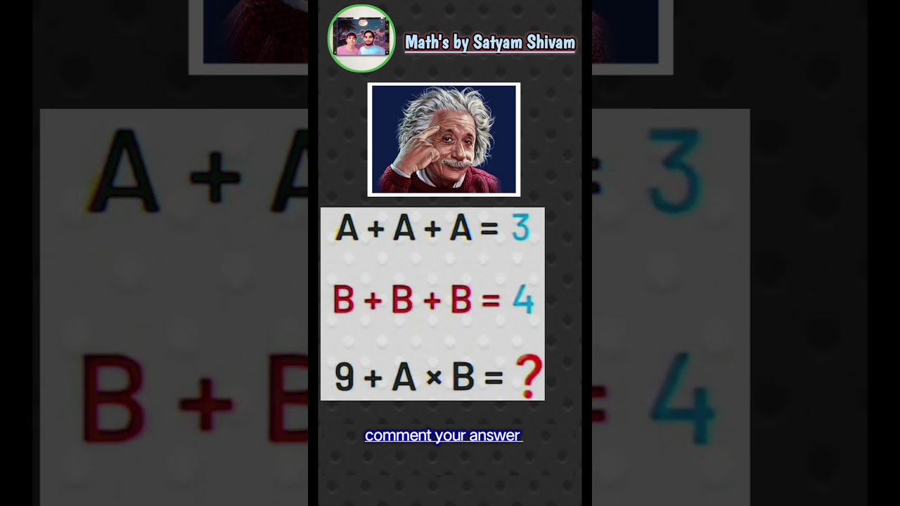Can You Solve This Challenging Math Puzzle? 🧠