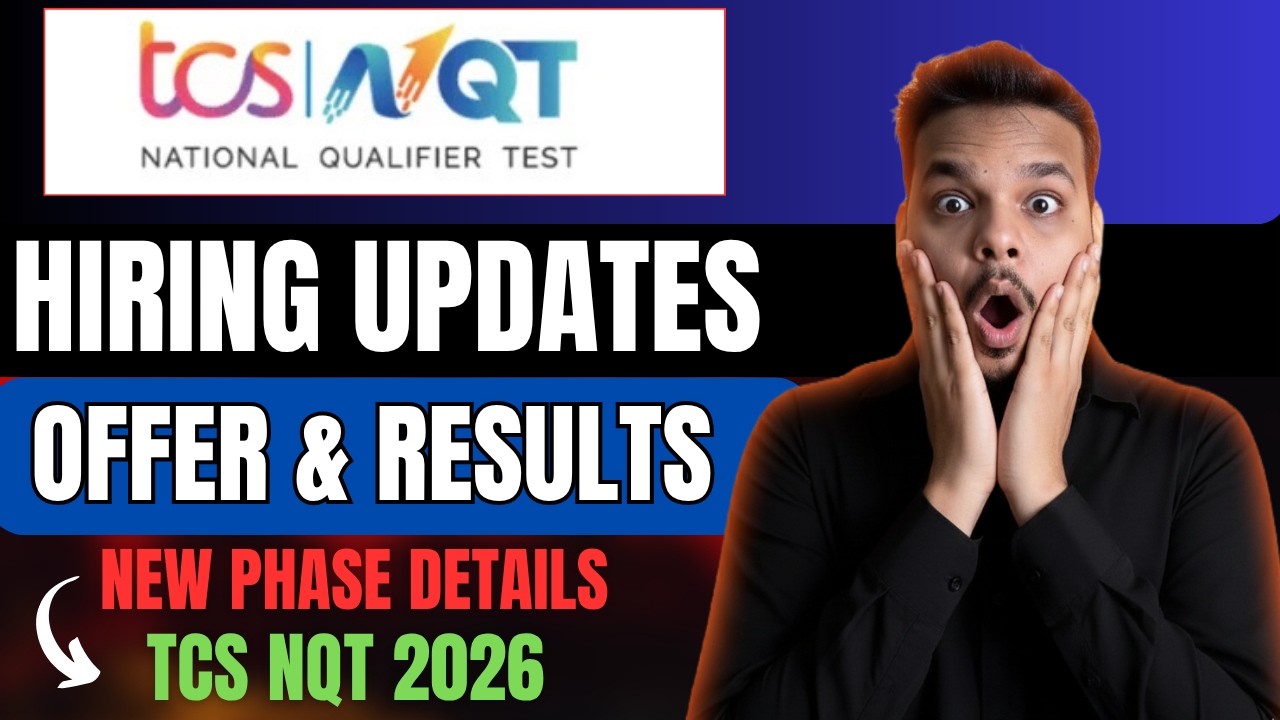 TCS NQT 2026 Hiring Updates & Results
