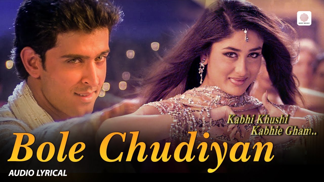 Bole Chudiyan (Lyrical Audio) 🎶 | Iconic Bollywood Wedding Song from K3G with Shah Rukh, Kajol & More