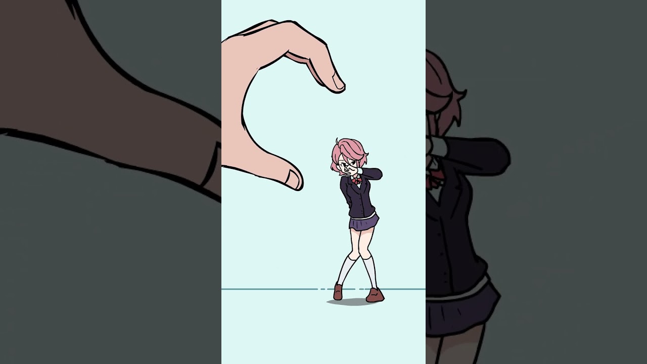 DAN DA DAN Hand Heart Animation – Fun Comics & Cartoons ❤️