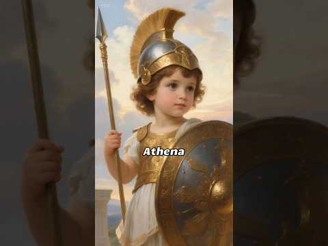 The Evolution of Athena (Goddess of Wisdom) #evolution #athena  #greekmythology #shorts