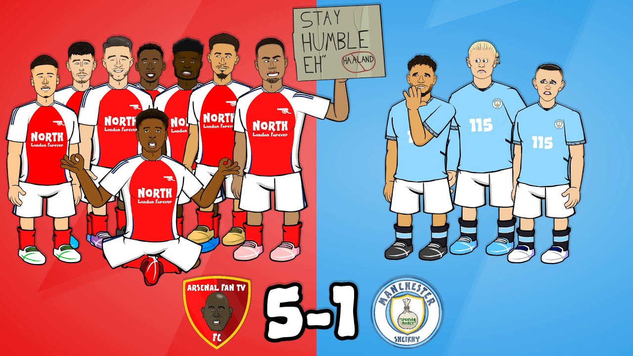 Arsenal Dominates Man City! Goals & Highlights from the Epic Clash ⚽