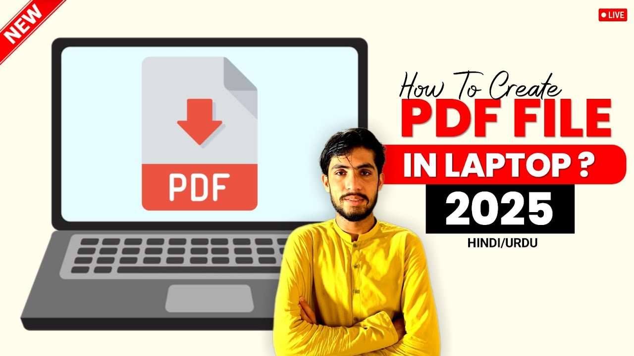Laptop Par PDF File Banane Ka Easy Tarika | Step-by-Step Guide 📄