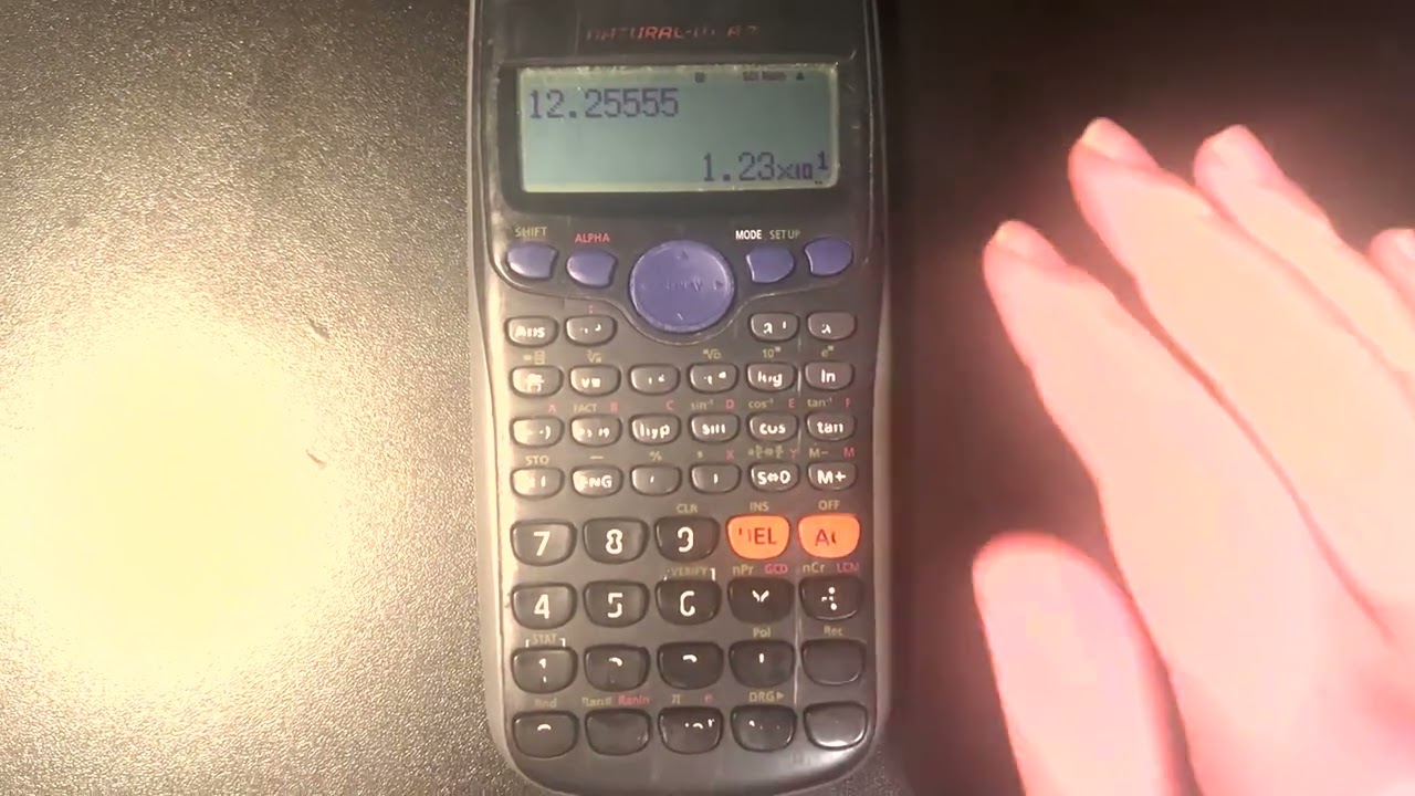 Using Scientific Notation & Significant Figures on Casio fx-82AU 📟