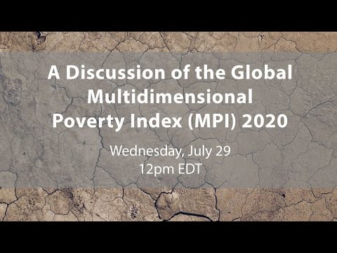 A Discussion of the Global Multidimensional Poverty Index MPI 2020