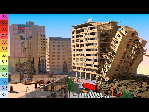3D Earthquake Destruction Comparison