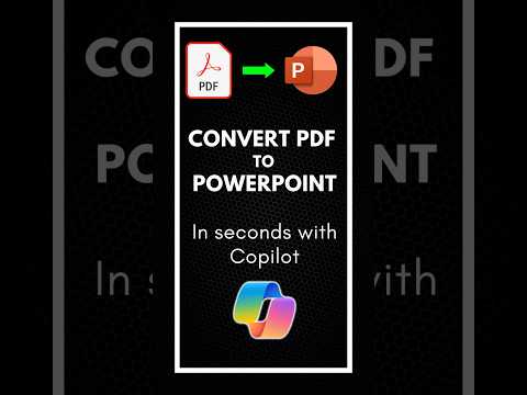 How to Convert a PDF to PowerPoint with Microsoft Copilot